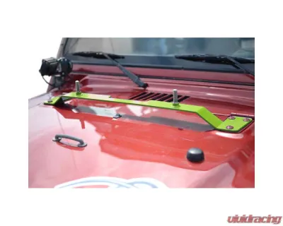 Steinjager High Lift Mount Kit Wrangler TJ 1997-2006 Hood Mount Gecko Green - J0048302