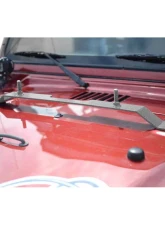 Steinjager High Lift Mount Kit Wrangler TJ 1997-2006 Hood Mount Gray Hammertone                                     - J0048298 - Image 4