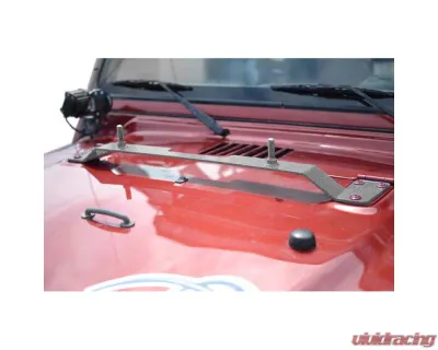 Steinjager High Lift Mount Kit Wrangler TJ 1997-2006 Hood Mount Gray Hammertone - J0048298