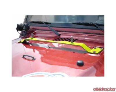 Steinjager High Lift Mount Kit Wrangler TJ 1997-2006 Hood Mount Neon Yellow - J0048301
