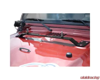 Steinjager High Lift Mount Kit Wrangler TJ 1997-2006 Hood Mount Texturized Black - J0048297