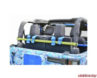 Steinjager Harness Bar Kit Wrangler JK 2007-2018 2 Door Rear Gecko Green - J0048280