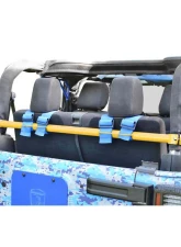 Steinjager Harness Bar Kit Wrangler JK 2007-2018 2 Door Rear Lemon Peel                                     - J0048270 - Image 3