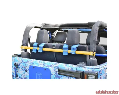 Steinjager Harness Bar Kit Wrangler JK 2007-2018 2 Door Rear Lemon Peel - J0048270