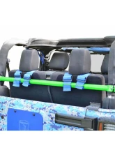 Steinjager Harness Bar Kit Wrangler JK 2007-2018 2 Door Rear Neon Green                                     - J0048271 - Image 3