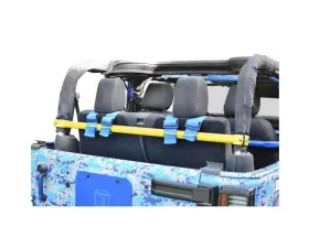 Steinjager Harness Bar Kit Wrangler JK 2007-2018 2 Door Rear Neon Yellow