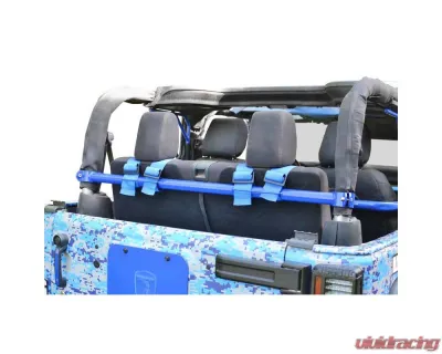 Steinjager Harness Bar Kit Wrangler JK 2007-2018 2 Door Rear Southwest Blue - J0048268