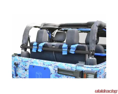 Steinjager Harness Bar Kit Wrangler JK 2007-2018 2 Door Rear Texturized Black - J0048275