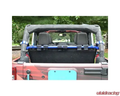 Steinjager Harness Bar Kit Wrangler JK 2007-2018 4 Door Rear Texturized Black - J0048473