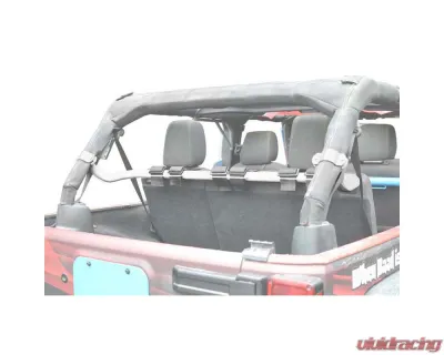 Steinjager Harness Bar Kit Wrangler JK 2007-2018 4 Door Rear Cloud White - J0048476