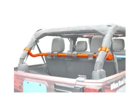 Steinjager Harness Bar Kit Wrangler JK 2007-2018 4 Door Rear Fluorescent Orange