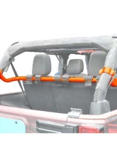 Steinjager Harness Bar Kit Wrangler JK 2007-2018 4 Door Rear Fluorescent Orange                                     - J0048464 - Image 4