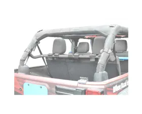 Steinjager Harness Bar Kit Wrangler JK 2007-2018 4 Door Rear Gray Hammertone