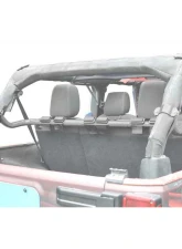 Steinjager Harness Bar Kit Wrangler JK 2007-2018 4 Door Rear Gray Hammertone                                     - J0048474 - Image 4