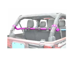 Steinjager Harness Bar Kit Wrangler JK 2007-2018 4 Door Rear Hot Pink