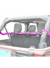 Steinjager Harness Bar Kit Wrangler JK 2007-2018 4 Door Rear Hot Pink                                     - J0048479 - Image 4