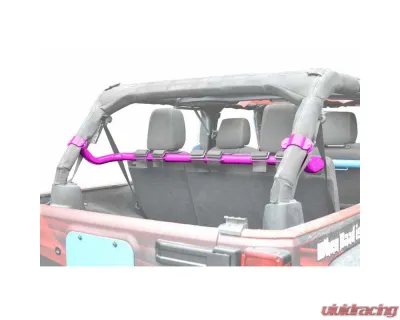 Steinjager Harness Bar Kit Wrangler JK 2007-2018 4 Door Rear Hot Pink - J0048479
