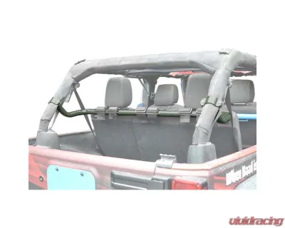 Steinjager Harness Bar Kit Wrangler JK 2007-2018 4 Door Rear Locas Green - J0048471