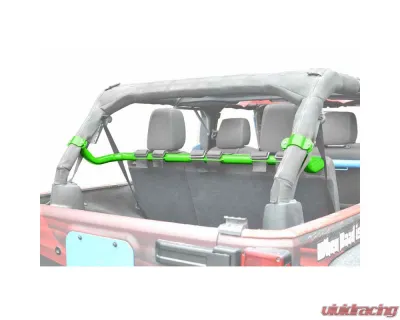 Steinjager Harness Bar Kit Wrangler JK 2007-2018 4 Door Rear Neon Green - J0048469