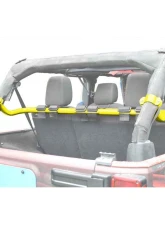 Steinjager Harness Bar Kit Wrangler JK 2007-2018 4 Door Rear Neon Yellow                                     - J0048477 - Image 4