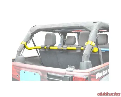 Steinjager Harness Bar Kit Wrangler JK 2007-2018 4 Door Rear Neon Yellow - J0048477