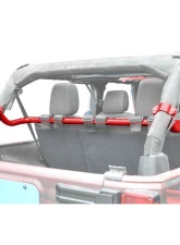 Steinjager Harness Bar Kit Wrangler JK 2007-2018 4 Door Rear Red Baron                                     - J0048465 - Image 4