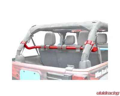 Steinjager Harness Bar Kit Wrangler JK 2007-2018 4 Door Rear Red Baron - J0048465