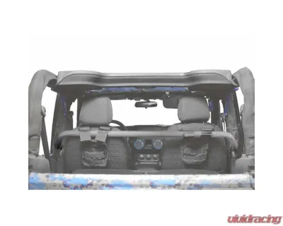Steinjager Harness Bar Kit Wrangler JK 2007-2018 2 Door Front Gray Hammertone - J0048518