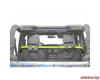 Steinjager Harness Bar Kit Wrangler JK 2007-2018 2 Door Front Neon Yellow - J0048521