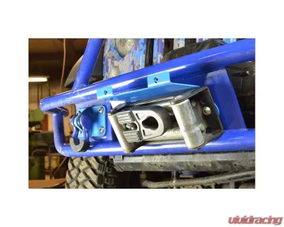 Steinjager License Plate Relocation Kit Wrangler JK 2007-2018 Fits Steinjager Tube Bumper with Roller Fairlead Bare - J0048549