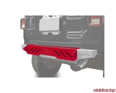 Steinjager Bumpers Wrangler JL 2018 to Present Bumper, Rear Cap Style Red Baron - J0048620