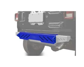 Steinjager Bumpers Wrangler JL 2018 to Present Bumper, Rear Cap Style Southwest Blue