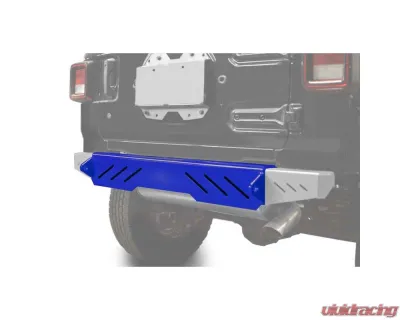 Steinjager Bumpers Wrangler JL 2018 to Present Bumper, Rear Cap Style Southwest Blue - J0048621