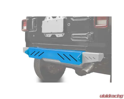 Steinjager Bumpers Wrangler JL 2018 to Present Bumper, Rear Cap Style Playboy Blue - J0048622
