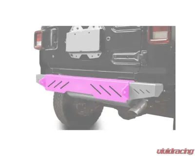 Steinjager Bumpers Wrangler JL 2018 to Present Bumper, Rear Cap Style Pinky - J0048625