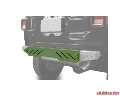 Steinjager Bumpers Wrangler JL 2018 to Present Bumper, Rear Cap Style Locas Green - J0048626