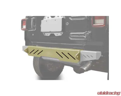 Steinjager Bumpers Wrangler JL 2018 to Present Bumper, Rear Cap Style Military Beige - J0048627