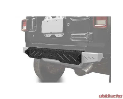 Steinjager Bumpers Wrangler JL 2018 to Present Bumper, Rear Cap Style Texturized Black - J0048628