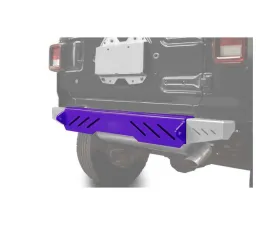 Steinjager Bumpers Wrangler JL 2018 to Present Bumper, Rear Cap Style Sinbad Purple