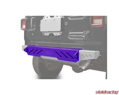 Steinjager Bumpers Wrangler JL 2018 to Present Bumper, Rear Cap Style Sinbad Purple - J0048630