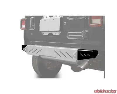 Steinjager Bumpers Wrangler JL 2018 to Present Bumper End Caps, Rear Cap Style Black - J0048589