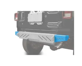 Steinjager Bumpers Wrangler JL 2018 to Present Bumper End Caps, Rear Cap Style Playboy Blue