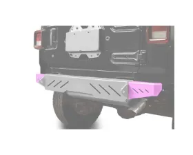 Steinjager Bumpers Wrangler JL 2018 to Present Bumper End Caps, Rear Cap Style Pinky