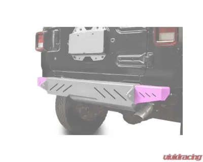 Steinjager Bumpers Wrangler JL 2018 to Present Bumper End Caps, Rear Cap Style Pinky - J0048596