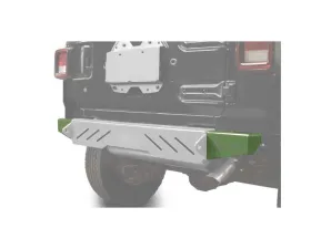 Steinjager Bumpers Wrangler JL 2018 to Present Bumper End Caps, Rear Cap Style Locas Green