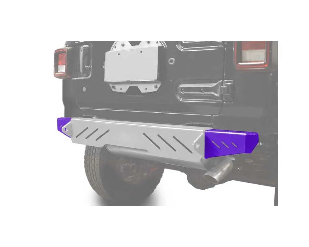 Steinjager Bumpers Wrangler JL 2018 to Present Bumper End Caps, Rear Cap Style Sinbad Purple - J0048601