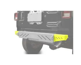 Steinjager Bumpers Wrangler JL 2018 to Present Bumper End Caps, Rear Cap Style Neon Yellow