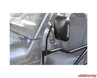 Steinjager Mirror Kit, Tube Doors Gladiator JT 2019+ Bare Metal - J0048984