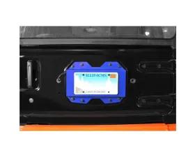 Steinjager Rear License Plate Relocator  Wrangler JL 2018 to Present Southwest Blue
