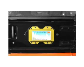 Steinjager Rear License Plate Relocator  Wrangler JL 2018 to Present Lemon Peel